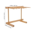 thumbnail image 2 of UPOUART Noddle Drying Rack Pasta Dryer Rack Beech Wood Drying Pasta Makers 1Set, 2 of 8