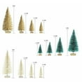 thumbnail image 2 of Actoyo 8PCS Artificial Mini Christmas Tree, Sisal Trees with Base for Christmas Table Decor Winter Crafts Ornaments, 2 of 4