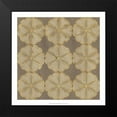 thumbnail image 2 of Vess, June Erica 12x12 Black Modern Framed Museum Art Print Titled - Golden Trellis III, 2 of 5
