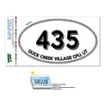thumbnail image 1 of 435 - Duck Creek Village Cpu, UT - Utah - Oval Area Code Sticker, 1 of 1