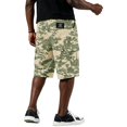 thumbnail image 6 of Cargo Shorts for Men Drawstring Elastic Waist Camouflage Shorts Summer Loose Causal Shorts with Multi-Pockets, L, 6 of 6
