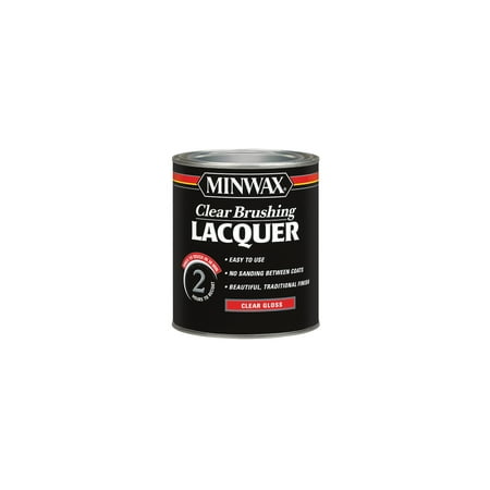 Minwax® Clear Brushing Lacquer Gloss 1-Qt (Best White Gloss Paint For Wood)