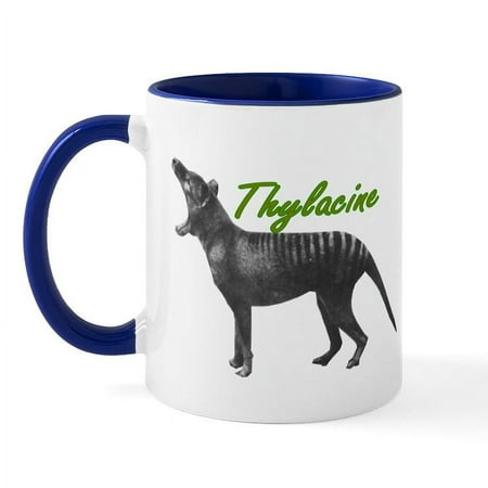 

CafePress - Thylacine Mug - 11 oz Ceramic Mug - Novelty Coffee Tea Cup