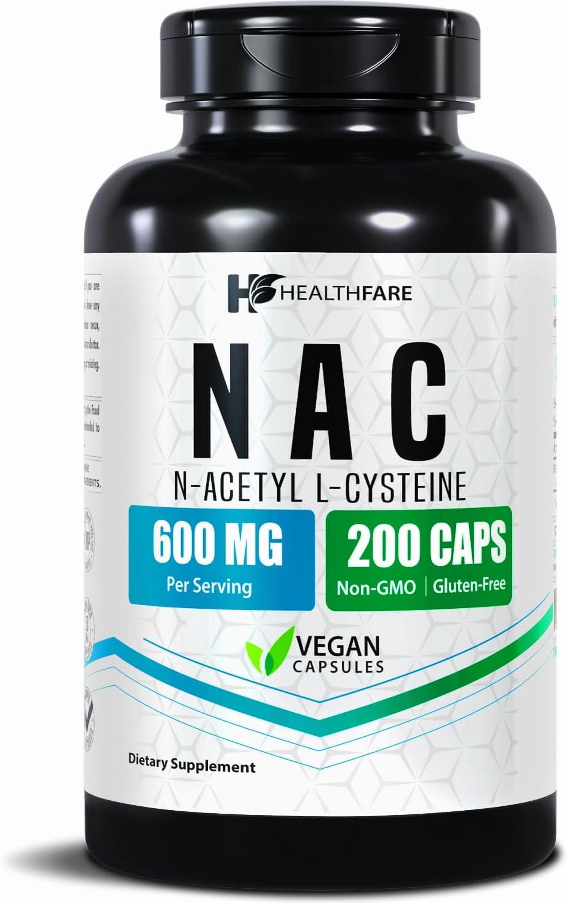 Nac N Acetyl L Cysteine 600 Mg Vegetarian Capsules 60 Veg | Natural Grocers - View #8