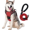 thumbnail image 6 of No Pull Dog Harness, Adjustable Reflective Front Clip Pet Vest with Easy Control Handle Orange M, 6 of 6