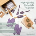 thumbnail image 7 of WeeSprout Little Chef Kids Cooking & Baking Set, 14 Piece Cooking Set, Choice of Colors, 7 of 7