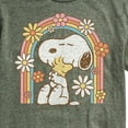 thumbnail image 3 of Peanuts - Retro Flower Rainbow   - Men's Short Sleeve Graphic T-Shirt, 3 of 6