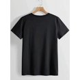 thumbnail image 3 of 1 Piece, 200g St. Patrick's Day Print Crew Neck T-Shirt - Fashionable Graphic Print T-Shirt For Women - Casual Short Sleeve Crew Neck Top - Lightweight & Breathable For All Seasons Wardrobe, Polyeste, 3 of 7