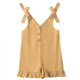 thumbnail image 1 of Odeerbi 1-6 Años Niñas Verano Algodón Tejer Jumpsuit Ruffle Camisola Romper Casual Color Sólido Pantalones Cortos Correa Overoles Peto Pantalones Cortos, 1 of 6