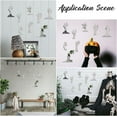 thumbnail image 4 of 1set Halloween Acrylic Mirror Wall Stickers for Home Living Room Bedroom Decoration Ghost Hand Silver 200x150x0.8mm 2pcs/set, 4 of 9