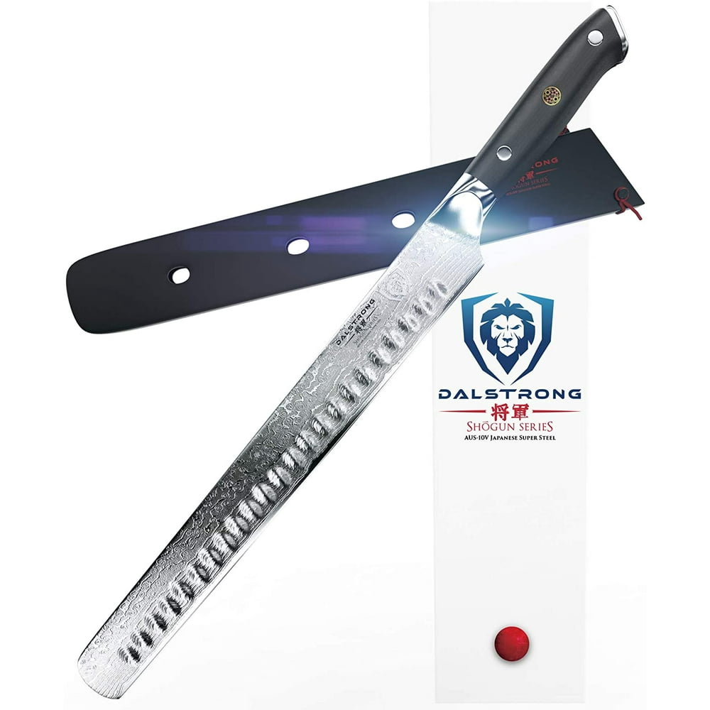 DALSTRONG Slicing Carving Knife 12" Granton Edge Shogun Series