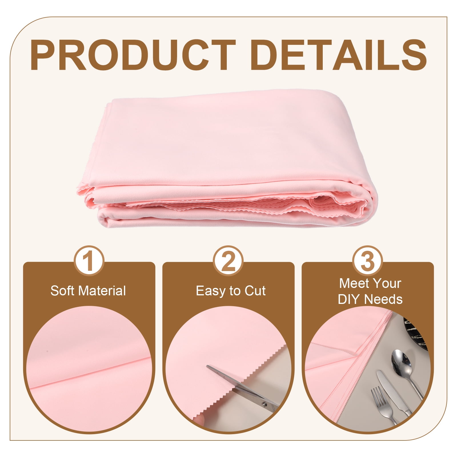Uxcell 2Pcs Anti-Tarnish Silver Cloth, 6.6 x 3.3 ft Polishing Cloth, Pink
