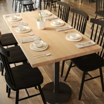 Flash Furniture 30x60 Solid Wood Indoor 1.5 Inch Thick Rectangular Tabletop in Natural