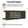 thumbnail image 2 of Magnetic Paper Towel Holder for Refrigerator, Kitchen Towel Rack Magnetic Shelf Multi Function Made of Iron,Used for Kitchen (Black）, 2 of 7