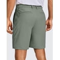 thumbnail image 2 of Shorts CRZ YOGA para Hombre de Golf 7" Stretch Ligero Gris Salvia, 2 of 3