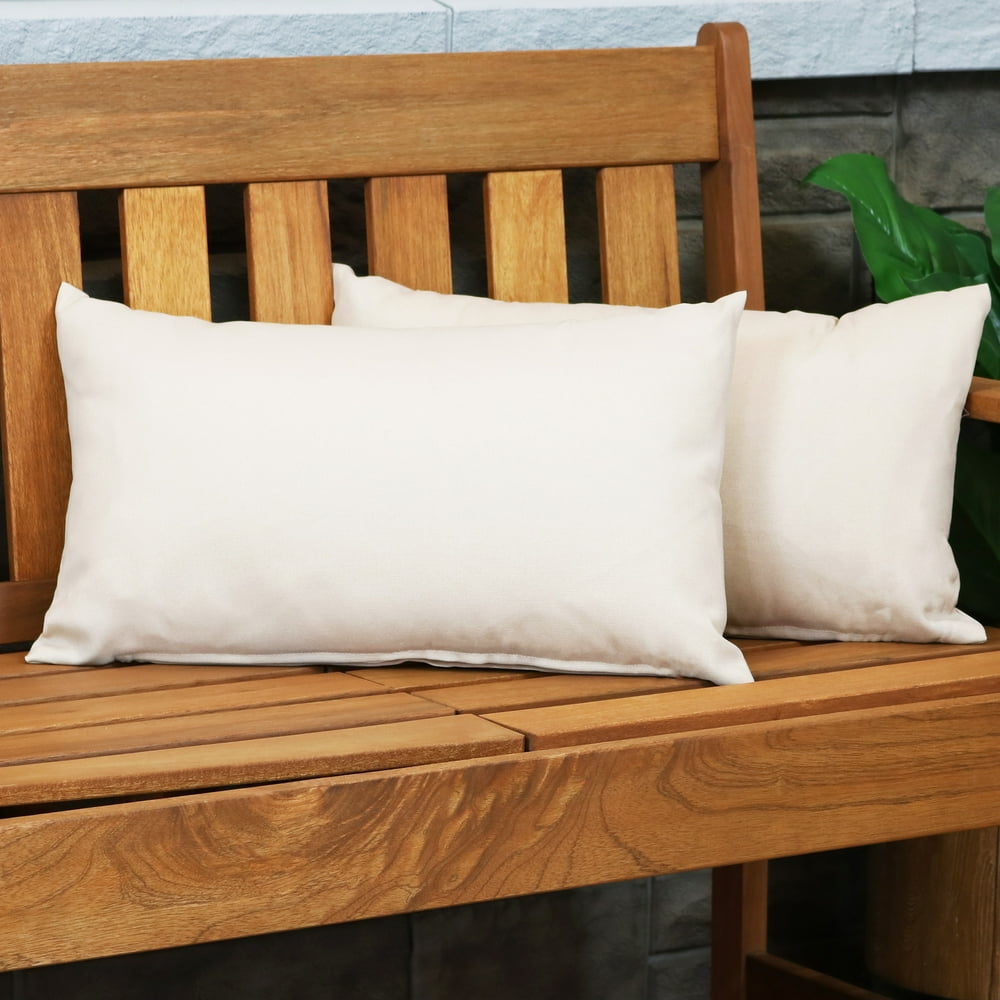 Sunnydaze Indoor and Outdoor Lumbar Throw Pillow Covers Cover ONLY