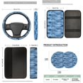 thumbnail image 7 of KUIFORTI Fish Camo Car Seat Cover Set Easy Installation Set 14 Pcs Automotive Front Seat & Bench Back Seat Cover Comfortable Breathable Universal Fit Cars SUV Trucks, 7 of 7