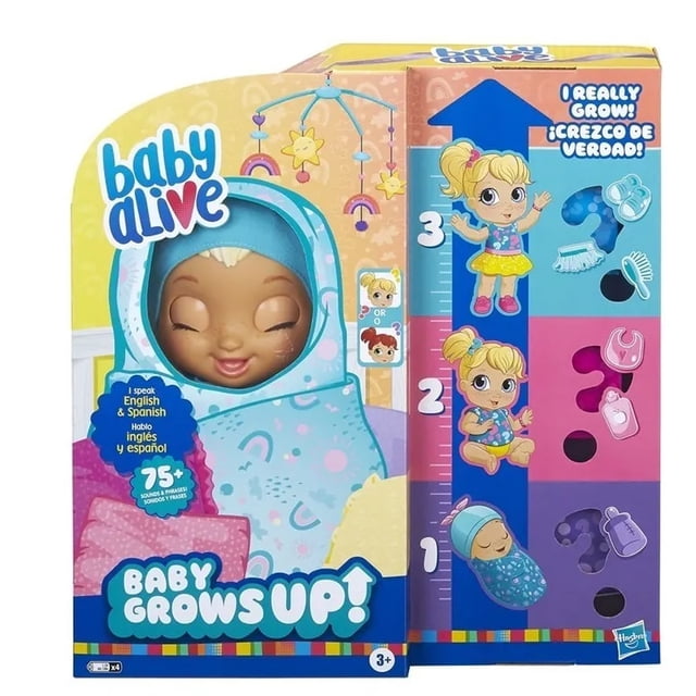 Muñeca Baby Alive Hasbro Baby Grows Up Rubia O Castaña