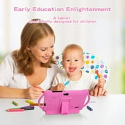 7 Inch Kids Tablet, Android Toddler Tablet for Kids, 4GB RAM+32GB ROM, Quad-core Processor, Parental Control, 1024x600 HD Screen, 3000mAh Battery, 8MP Camera Tablets PC with Silicone Case, Pink