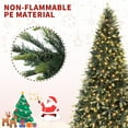 thumbnail image 6 of CazToi 7.5ft Pre-Lit Artificial Christmas Tree with 450 Warm White LEDs for Home Office, 6 of 9