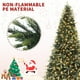 thumbnail image 4 of Árbol de Navidad Preiluminado de Abeto Artificial con Ramas de PE y PVC, Árbol Grueso para Decoración Navideña, 4 of 5