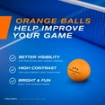 thumbnail image 7 of PRO-SPIN Ping Pong Balls, 3-Star Orange Table Tennis Balls, 60 Count, 7 of 7