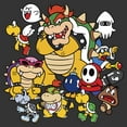 thumbnail image 2 of Men's Nintendo Villain Group Shot Graphic T-Shirt, 2 of 5