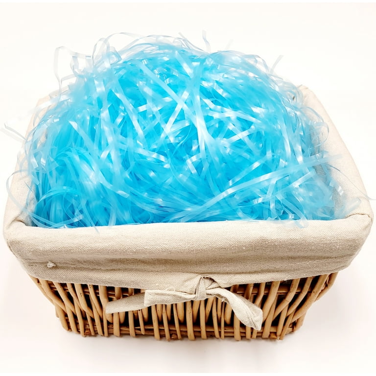Way To Celebrate Easter Neon Blue Plastic Easter Grass, 3 oz 