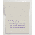 thumbnail image 6 of MPC Brands Purple Orchid Funeral Sympathy Thank You Cards with Envelopes (25 Pack), 6 of 9