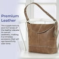 thumbnail image 3 of Born Elaina II Antique Flap Hobo Saddle One Size, 3 of 6