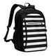 thumbnail image 1 of Fotbe Black And White Stripes Mochila con Estampado y Puerto USB para Hombre y Mujer, Mochila Antirrobo, Mochila de Viaje, Mochila Escolar, Mochila Universitaria, 1 of 7