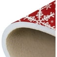 thumbnail image 6 of Coolnut Christmas Background Design Area Rug Pad, 100% Light Weight Polyester Fabric Floor Mat for Living Room Bedroom,5'x 3'3", 6 of 6