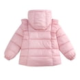 thumbnail image 2 of Esho Toddler Girls Winter Hooded Coats Jackets, Little Girls Warm Puffer Coat Snow Clothes Outerwear 1-6T, 2 of 8