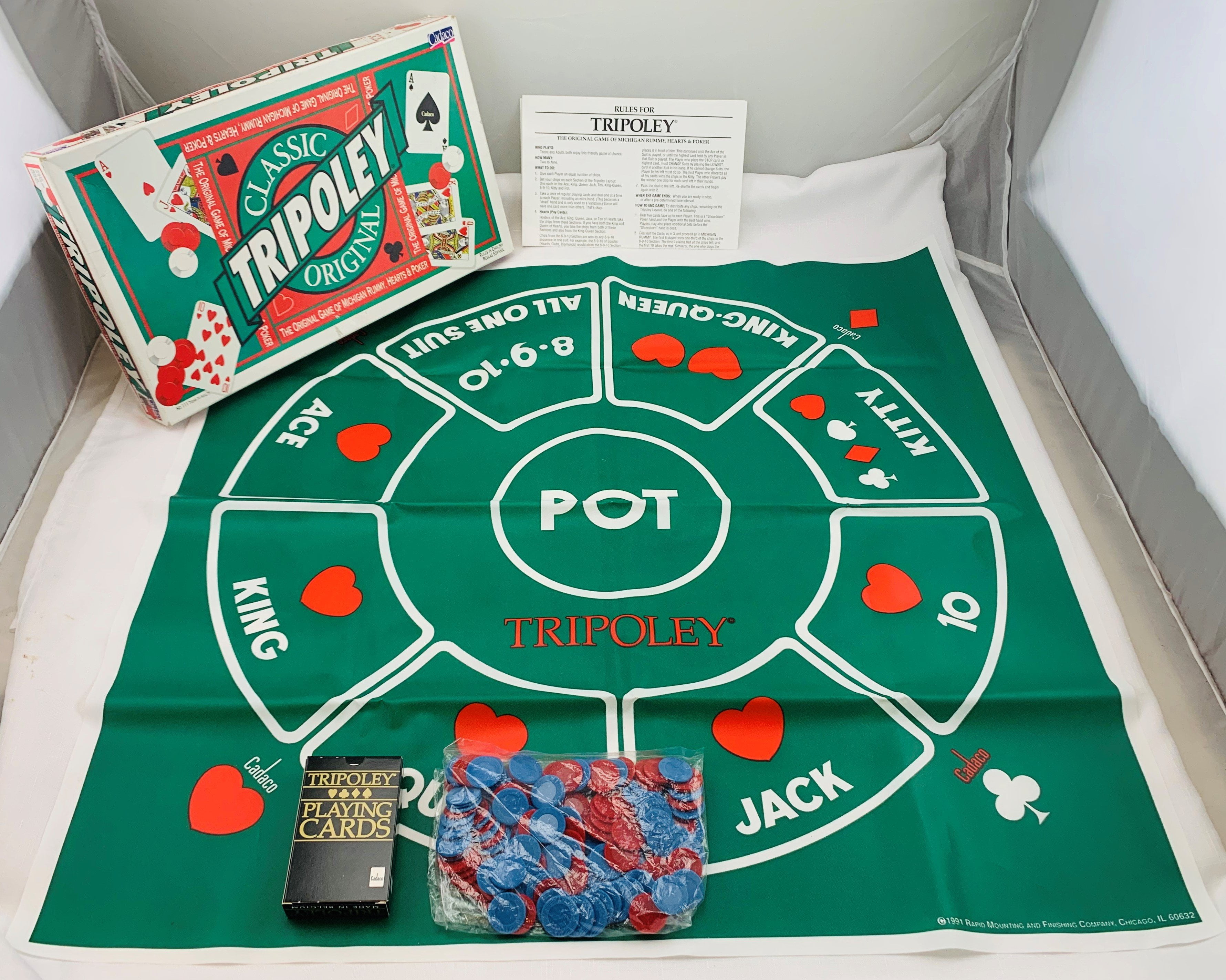 Tripoley Classic Game - 1995 - Cadaco - Great Condition - Walmart.com