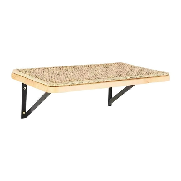 Bunblic Cat Wall Perch with Cat Scratching Mat Wall Mounted Cat Wall Shelf for Climb