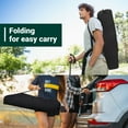 thumbnail image 5 of 2-Pack Reclining Camping Chairs - Adjustable with Footrest & Headrest, 264lb Capacity, 600D Oxford (Gray/Blue), 5 of 14