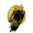thumbnail image 2 of Haase, Andrea 11x14 Black Modern Framed Museum Art Print Titled - Gold Meets Neutrals III, 2 of 4
