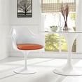 thumbnail image 4 of Hawthorne Collection Dining Arm Chair in Orange, 4 of 4