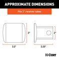 thumbnail image 5 of 2" Black Steel Hitch Tube Cover (Packaged), 5 of 5