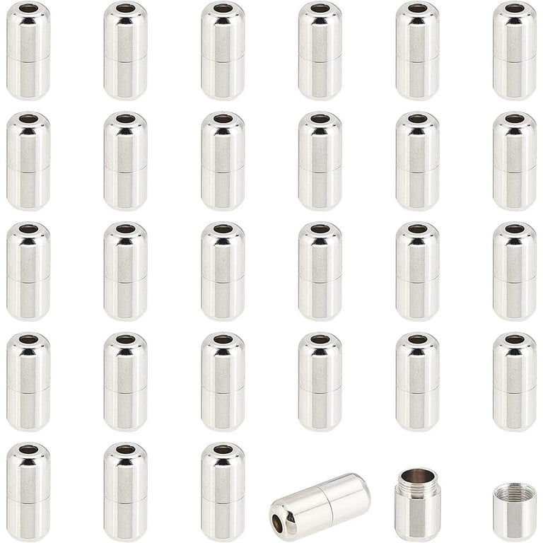 30Sets No Tie Shoe Laces Lock Shoelace Buckle Lock Tieless Elastic Laces Clasps Metal Capsule Buckles Tip Ends Jewelry Clasps Walmart