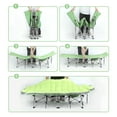 thumbnail image 3 of Portable Camping Cot with Mattress, Folding Sleeping Cot Heavy Duty Fold Up Camp Bed, Green, 3 of 8