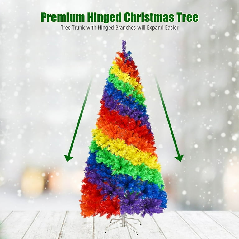 【SEVEN  さま】* christmas tree ❀ ツリー Amazon.com: GLOBALWAY 7Ft Pre-lit Artificial Christmas Tree