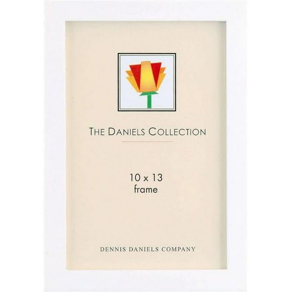 The Original DANIELS W41  GALLERY WOODS Bright-White finish 10x13 frame by Dennis Daniels - 10x13