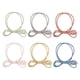 thumbnail image 2 of 6pcs Two Layers Stretch Hair Ties Elastic Knot Bowknot Hair Ring Ponytail Holders Hair Accessories for Women Girls (Mixed Color), 2 of 4
