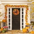 thumbnail image 2 of Naiyafly Halloween Holiday Wreath Thanksgiving Decorative Wreath Pumpkin Garland Home Decoration, 2 of 6