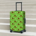 thumbnail image 6 of Honeii dogs on a green background Elastic Luggage Cover, featuring double-sided printing, is the ideal companion for travel, business trips, and daily use(not included suitcase )-X-Large, 6 of 7