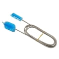 thumbnail image 3 of Fish Tank Cleaning Tool, Double Ended Flexible Pipe Cleaning Brush Easy To Use Stainless Steel Handle Nylon Brush Multipurpose  For Pumps For Fish Tanks Blue, 3 of 8
