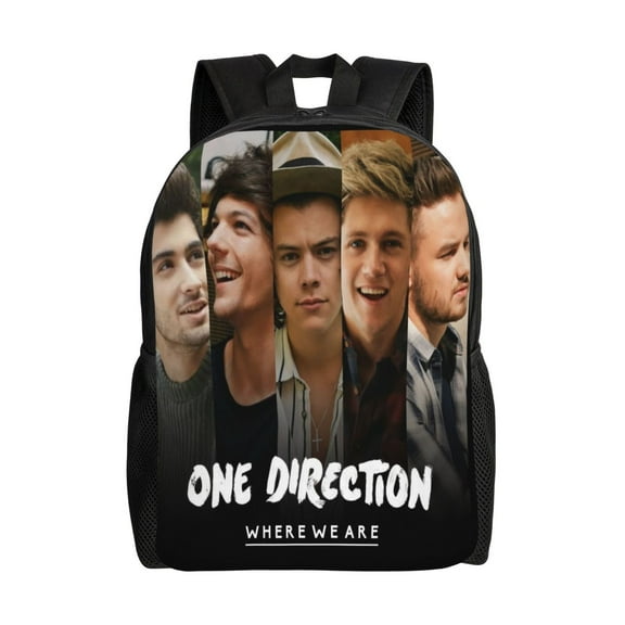 One Direction Backpack – Travel bag Hiking bag Camping Daypack Durable, Padded & Spacious School Bag for teen,adult 16.1 x 4.5 x 11.8 inch.