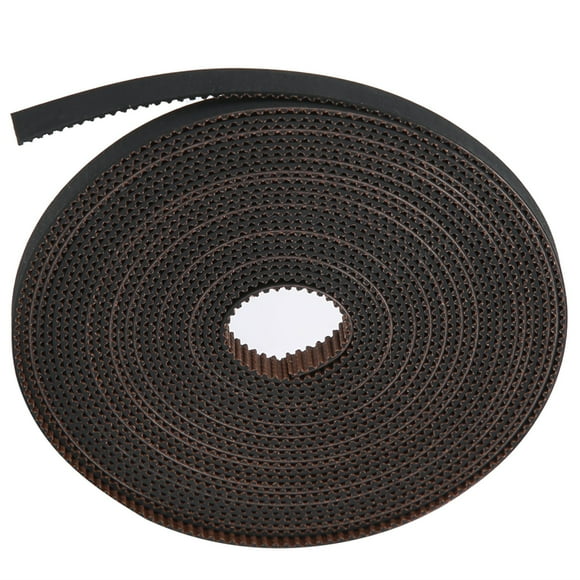 Synchronous Belt 6mm Non Slip Timing Belt High Strength Rubber Timing Belt for Linear Drive Black Rubber Material High Strength Rubber Belt High Smoothness and Accuracy