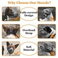 thumbnail image 6 of Dog Muzzle, Soft Mesh Muzzle for Small Medium Large Dogs Labrador German Shepherd, Breathable Adjustable Mouth Guard for Biting Chewing Scavenging, Allows Panting and Drinking, 6 of 6